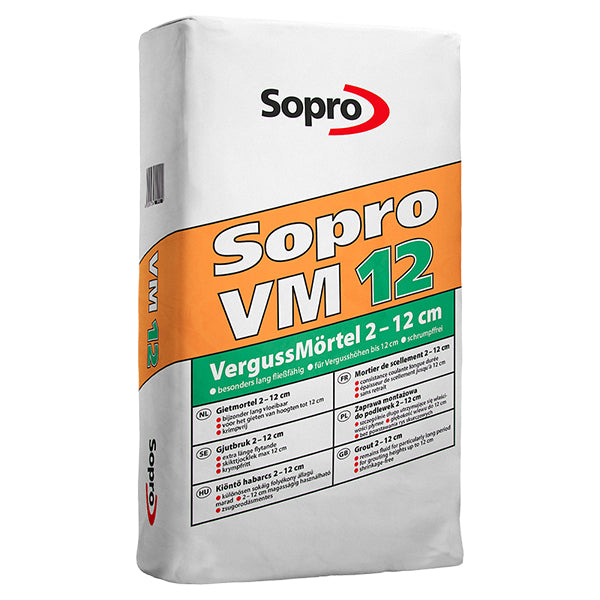 Sopro VM 12 - Zaprawa montażowa do podlewek Grout