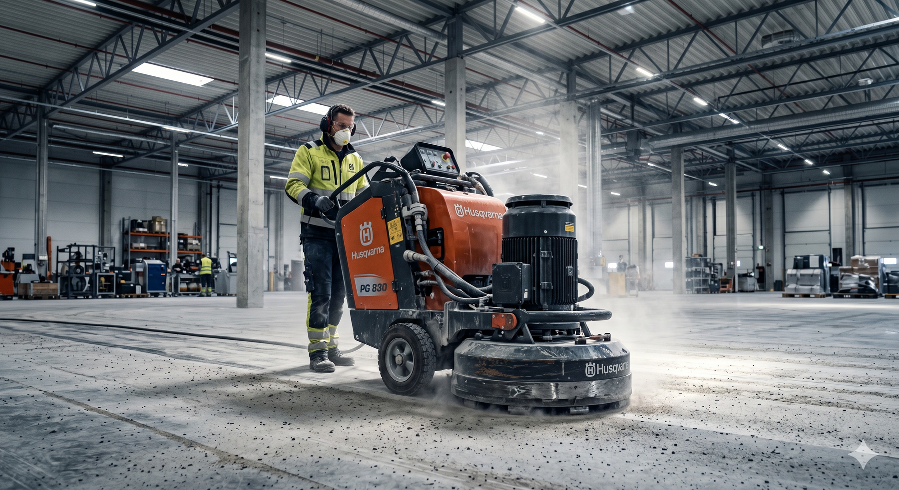 Szlifierki do posadzek Husqvarna - przegląd oferty w 2026 roku