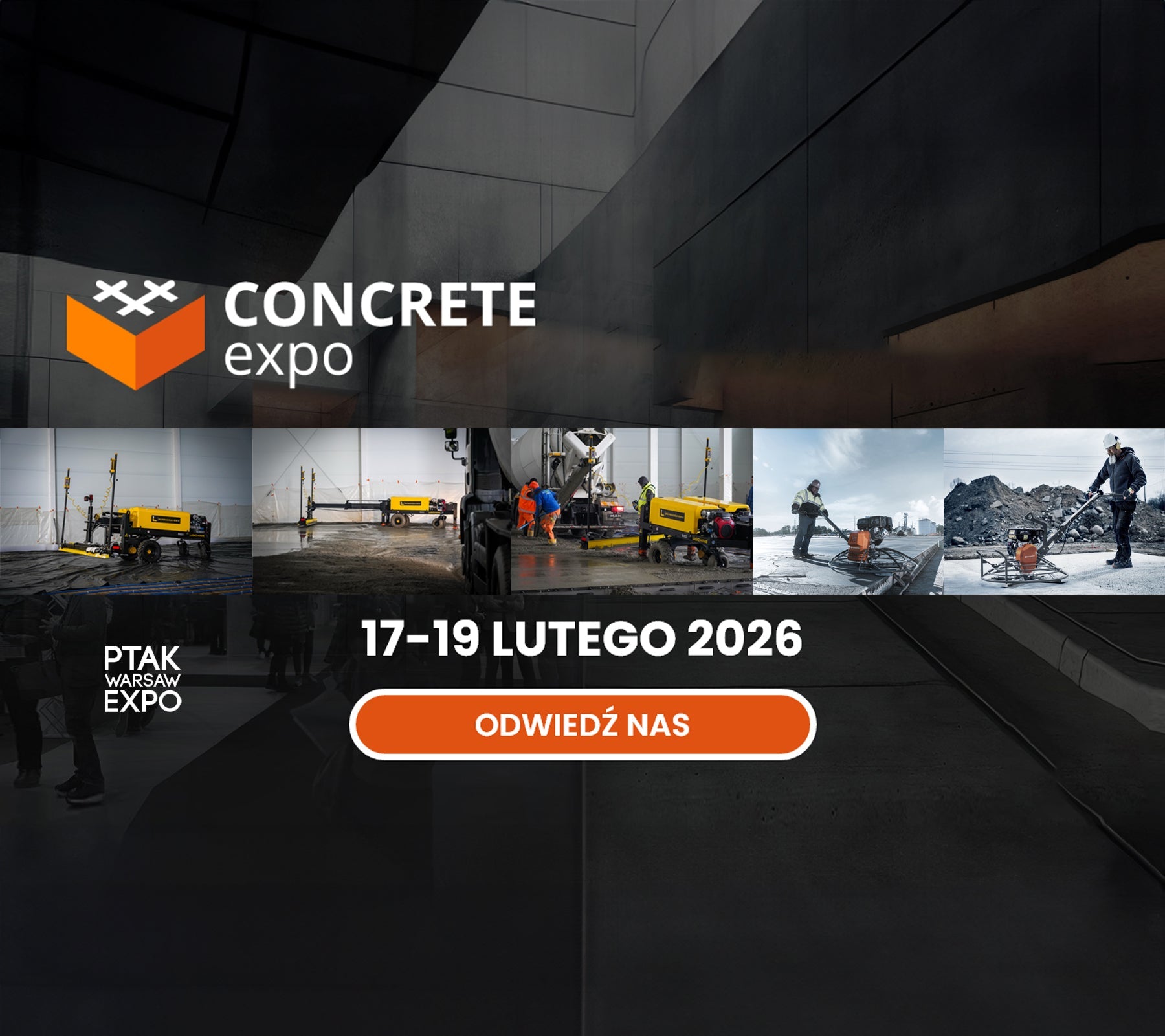 Concrete Expo - zapraszamy na targi w Warszawie!