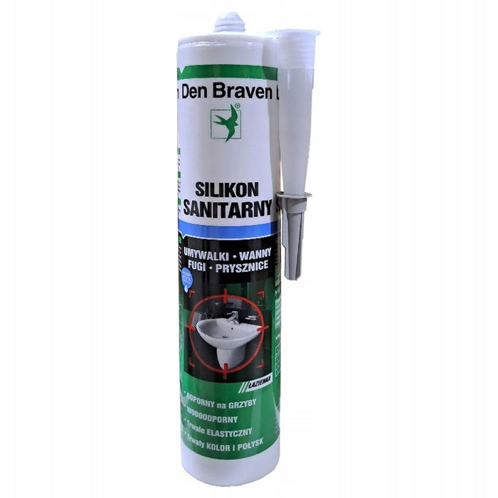 BOSTIK Den Braven sanitary silicone gray 280ml