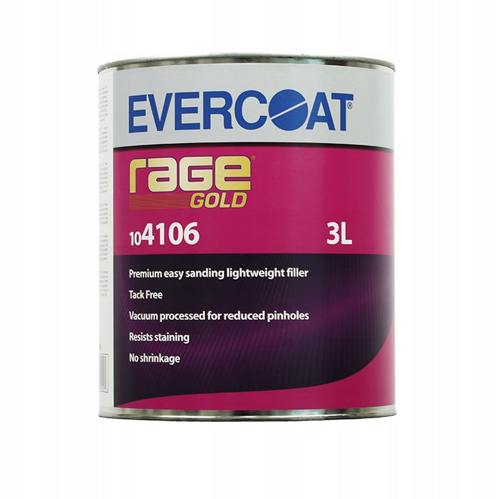EVERCOAT RAGE Gold Easy-to-sand putty 3L