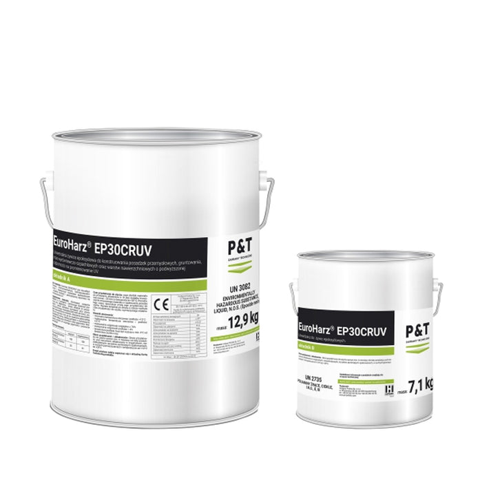 P&T EuroHarz EP30CRUV - bezbarwna żywica epoksydowa do posadzek odporna na UV