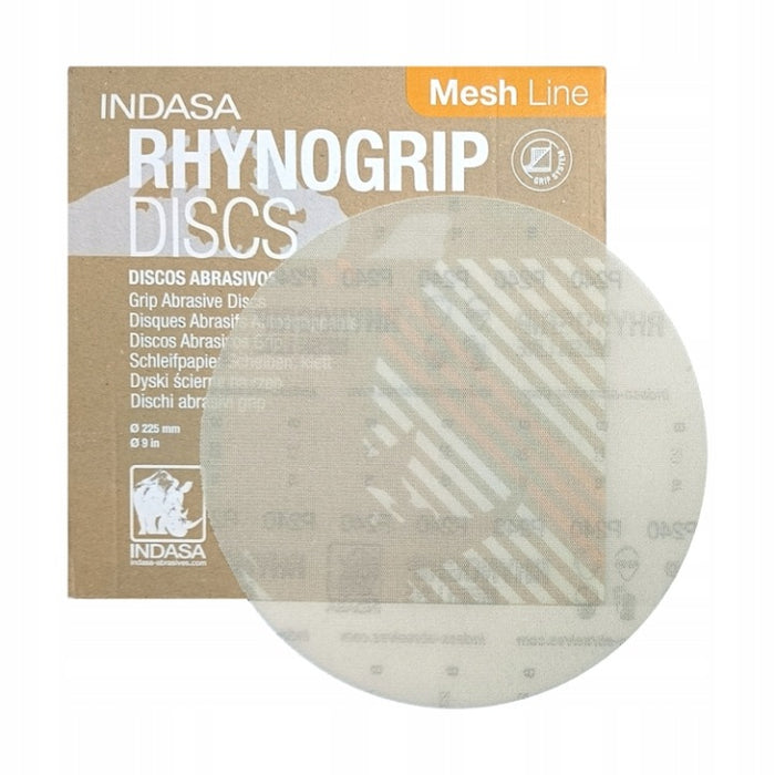 INDASA MESH LINE krążek siatka ścierna na rzep do żyrafy 225mm
