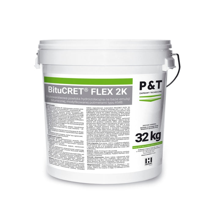 P&T BituCRET FLEX 2K hydroizolacyjna masa uszczelniająca dwuskładnikowa