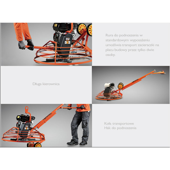 ct 436 conmec zacieraczka do betonu zacieranie betonu maszyna budowlana dystrybutor poznań