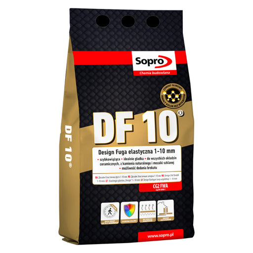 sopro df 10 szybkowiążąca fuga elastyczna do ceramicznych kamienia naturalnego mozaiki szklanej ogrzewanie podłogowe fuga sklep cena opinie