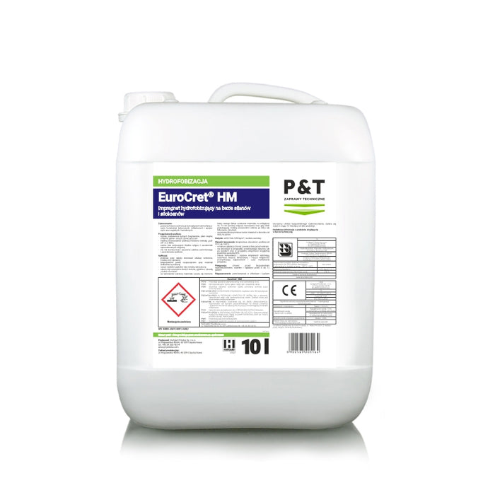 EuroCret HM - Preparat hydrofobizujący, impregnacja betonu 10L
