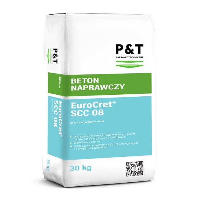 P&T EuroCret SCC 08 - beton samozagęszczalny o uziarnieniu do 8 mm