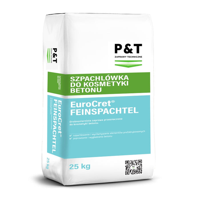 P&T EuroCret Feinspachtel - szpachla cementowa do wygładzania