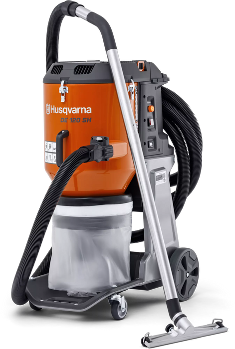 Husqvarna DE 120 SH - Odkurzacz przemysłowy / budowlany