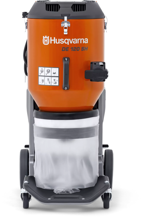 Husqvarna DE 120 SH - Odkurzacz przemysłowy / budowlany