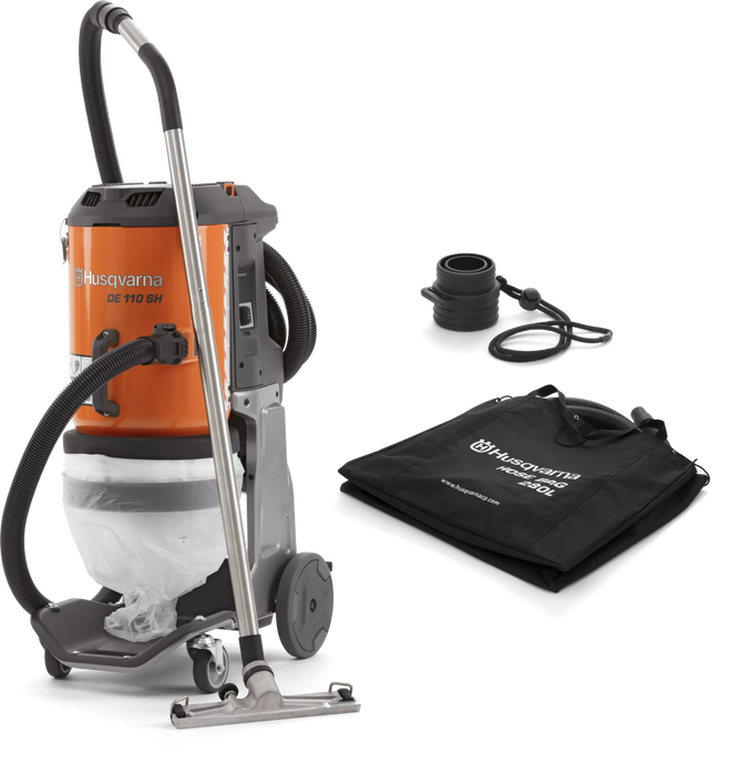 Husqvarna DE 110 SH - Odkurzacz przemysłowy / budowlany