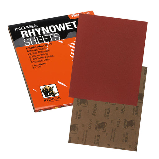 indasa rhynogrip red line arkusz papier ścierny wodny opakowanie 10 sztuk