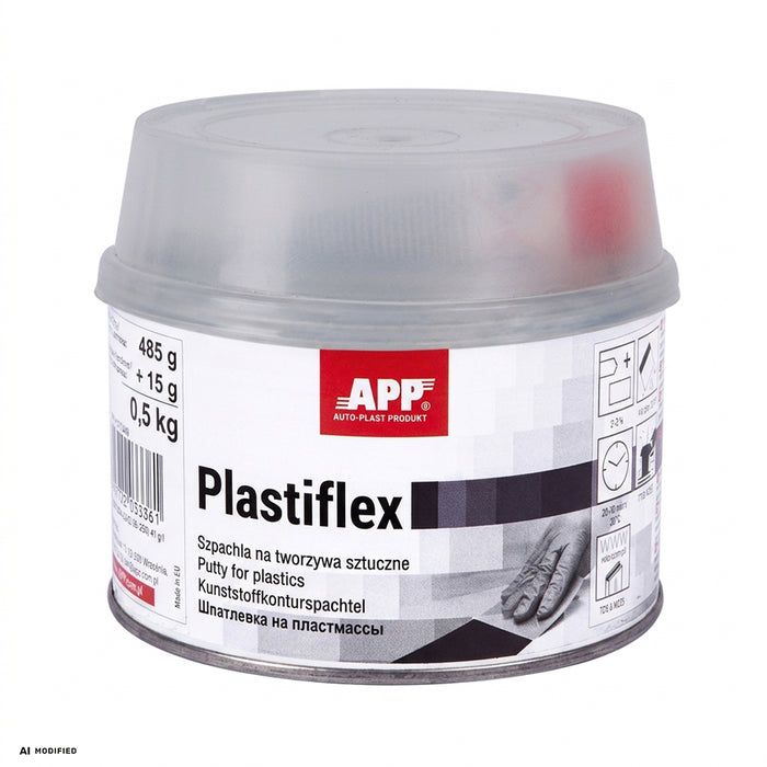 APP Plastiflex - Szpachla na tworzywa sztuczne, do plastiku 500g