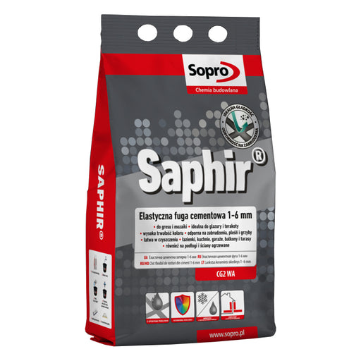 sopro saphir elastyczna fuga cementowa do płytek ceramicznych fuga gres mozaika glazura terakota odporna sklep cena opinie