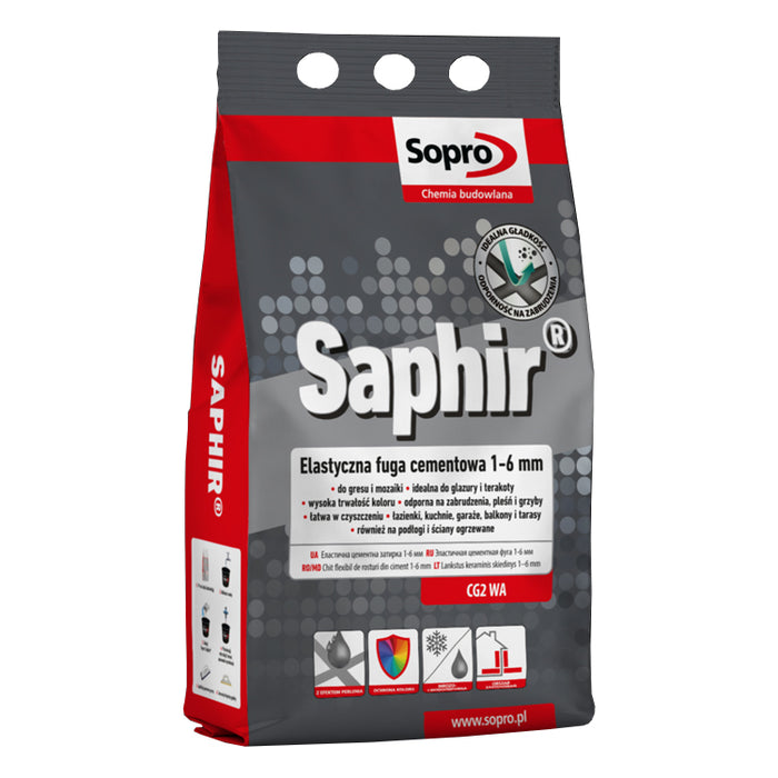 sopro saphir elastyczna fuga cementowa do płytek ceramicznych fuga gres mozaika glazura terakota odporna sklep cena opinie