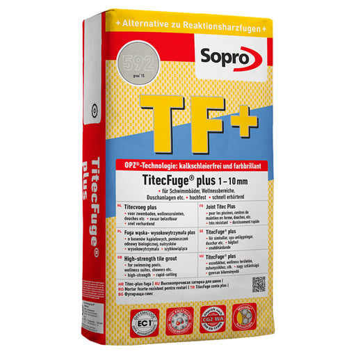 sopro tf+ fuga wysokowytrzymała 1-10mdo mocnych obciążeń fuga do basenu obszarów przemysłowych i wilgotnych dystrybutor sopro cena sklep opinie